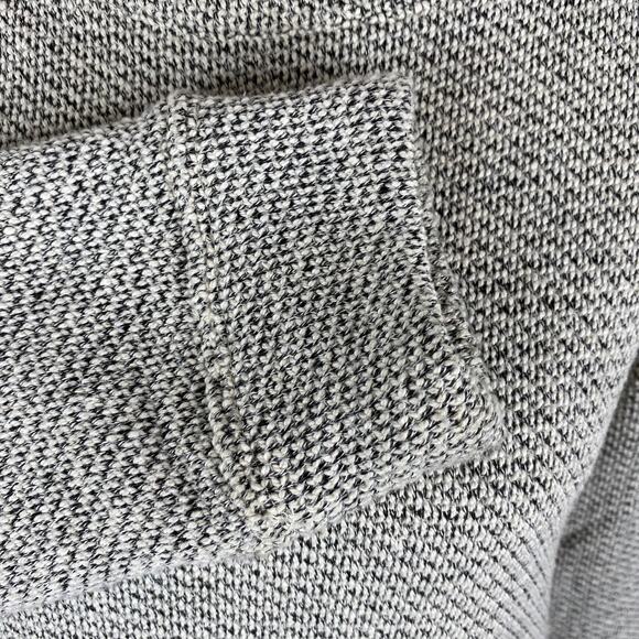 Kenar Scoopneck Sweater Cream Black Marled Hi Low with Pockets Medium - Picture 9 of 14